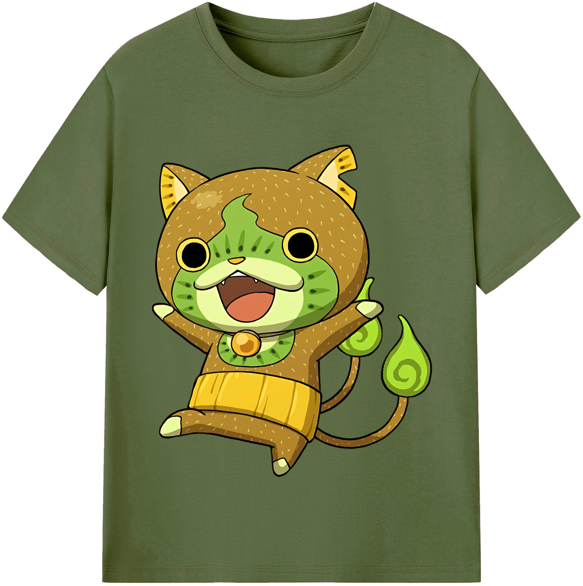 （画像用） 妖怪ウォッチ Yo-kai Watch 綿100％半袖Tシャツ（フロントプリント）